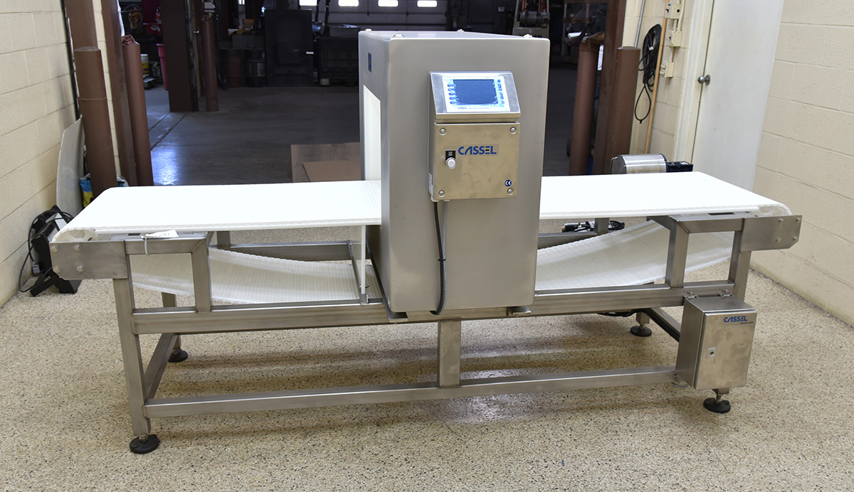 Food process METAL DETECTION, large packages, 25x15 opening, stainless steel, in-stock new, Alard item Y5097