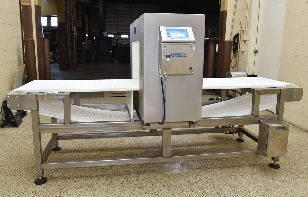 Food process METAL DETECTOR, large products, 25x15 opening, stainless steel, in-stock new, Alard item Y5097