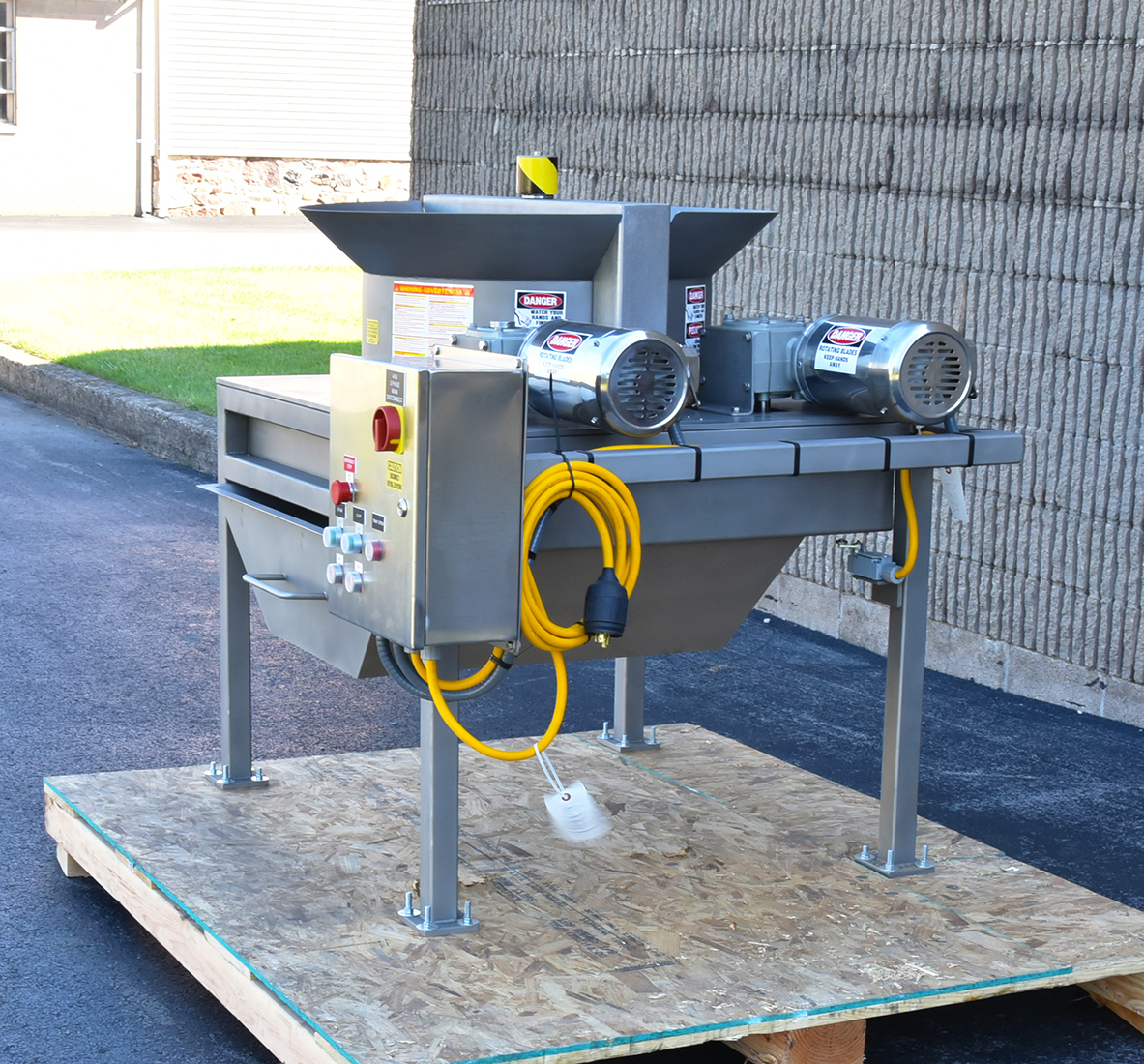 Cole-slaw cutter, industrial-capacity, 26 inch cutting disk, food grade stainless steel, in-stock new, Alard item Y5337