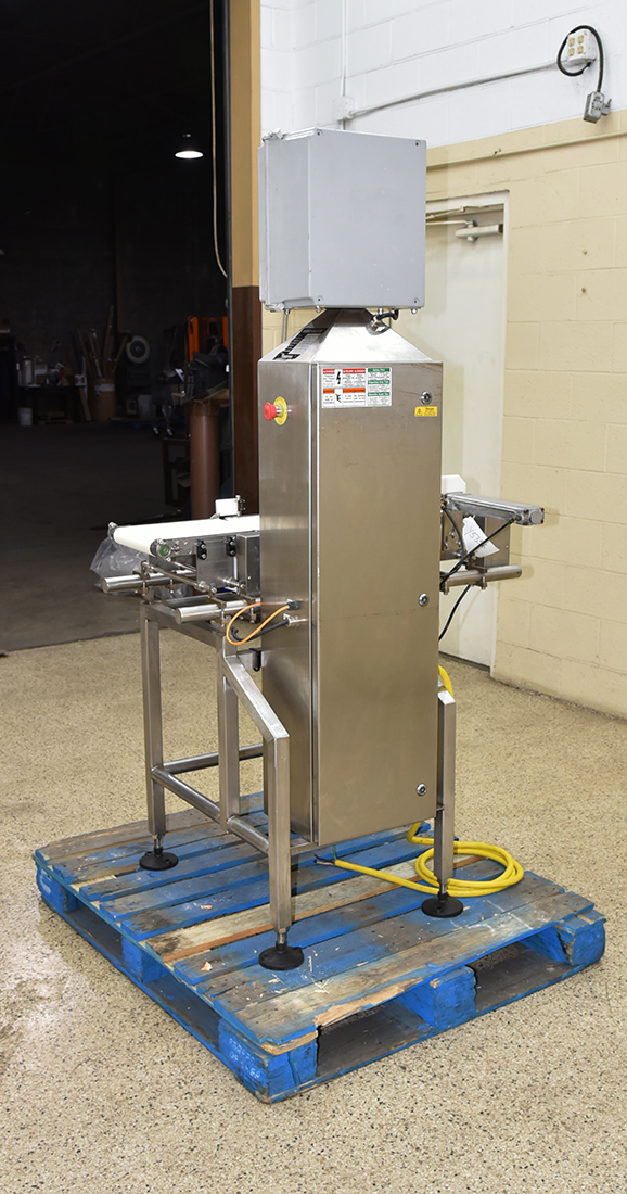 Used Lock CHECKWEIGHER, BELT TRANSFER, food grade, with reject system, Model 2500, Alard item Y5356